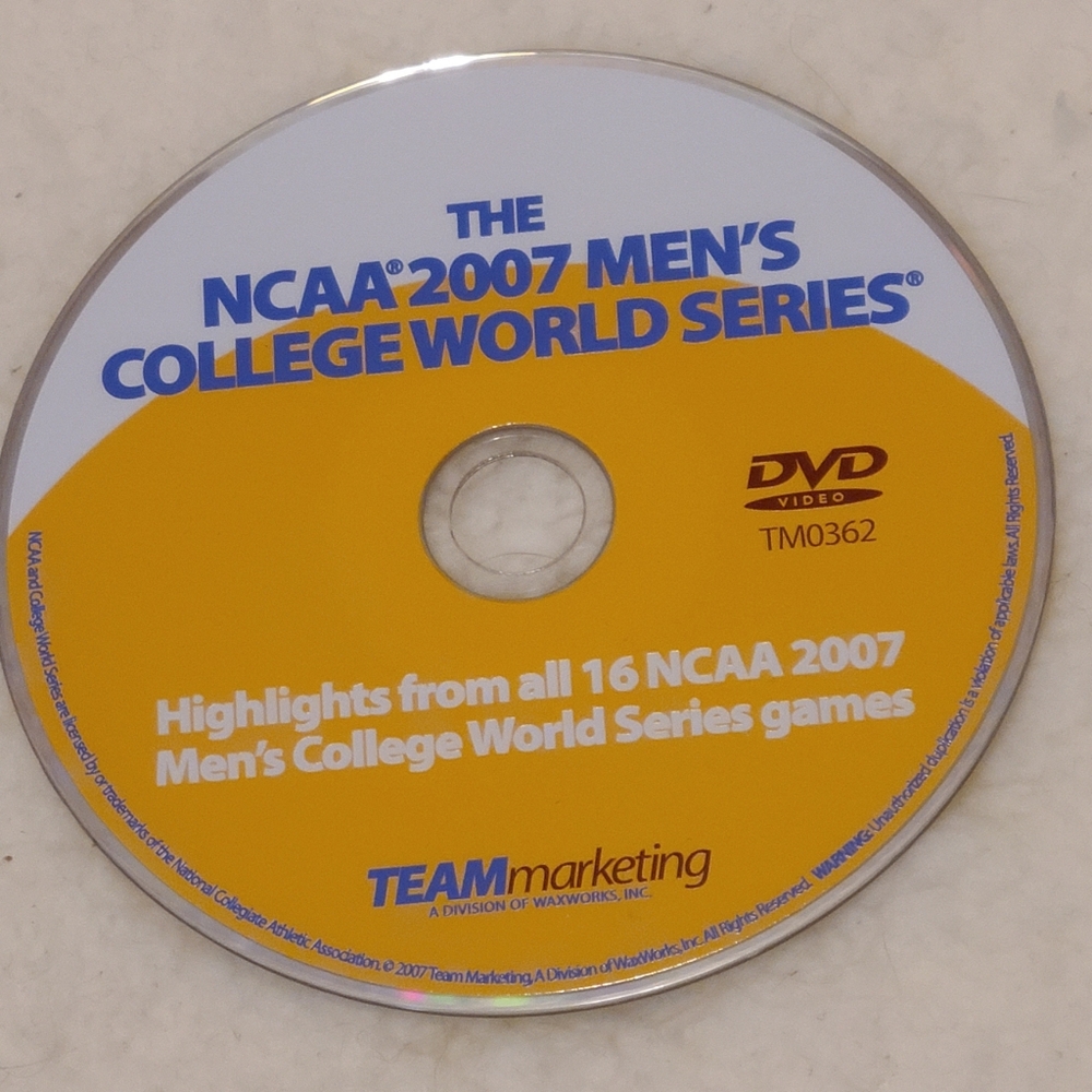 2007 Men's CWS College World Series Baseball DVD Oregon State & North Carolina - Picture 4 of 5